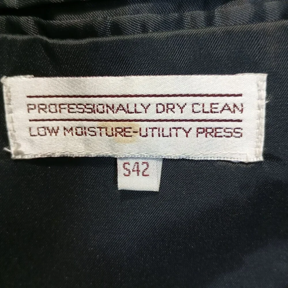 Gino Cappelli Blazer Jacket Sz 42S Men Black & White Glen CheckProfessional Wear